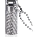 Produktbild: Mini Titan Pillendose  klein 34x12mm leicht tragbar medizinbehälter