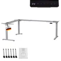 Produktbild: Albatros LIFT L7S Gestell für Eckschreibtisch Höhenverstellbar Elektrisch silber - Winkelschreibtisch Memoryfunktion- Schreibtischgestell Höhenverstellbar und Stufenlos