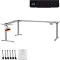 Produktbild: Albatros LIFT L7S Gestell für Eckschreibtisch Höhenverstellbar Elektrisch silber - Winkelschreibtisch Memoryfunktion, - Schreibtischgestell