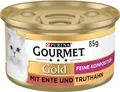 Produktbild: PURINA Gourmet Gold Feine Komposition Katzenfutter, Ente & Truthahn  (12 x 85g)