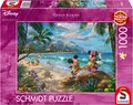 Produktbild: Schmidt Spiele Puzzle Disney, Mickey and Minnie in Hawaii von Thomas Kinkade, 1000 Puzzleteile