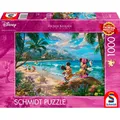 Produktbild: Schmidt Spiele Puzzle Thomas Kinkade Studios: Disney Dreams Collection - Minnie & Mickey in Hawaii