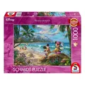 Produktbild: Puzzle Disney Minnie & Mickey in Hawaii Thomas Kinkade 1000 Teile Schmidt 57528