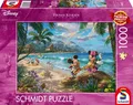Produktbild: 1000 Teile Schmidt Spiele Puzzle Kinkade Disney Mickey & Minnie in Hawaii 57528