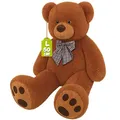 Produktbild: monzana® Teddybär L - XXXL 50-175cm Weiches Fell Schleife Tatzendruck Geschenk Plüschtier Kuscheltier Stofftier Riesen Teddy Bär