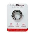 Produktbild: KeySmart Flache, polierte Schlüsselanhänger (3er-Pack), verschiedene Größen