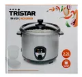 Produktbild: Tristar Reiskocher 2,2L Edelstahl/Schwarz 900 Watt Warmhaltefunktion RK-6129 