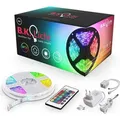 Produktbild: 5m LED Band Streifen RGB Stripe Licht-Leiste 5050 SMD Lichtschlauch +Farbwechsel