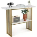 Produktbild: Costway Konsolentisch, Weiß, Holz, 30x93x120 cm, Wohnzimmer, Wohnzimmertische, Konsolentische