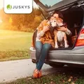 Produktbild: Juskys Faltbare Hundetransportbox Lassie L Dunkelgrau
