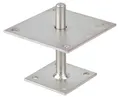 Produktbild: Alberts Pfostenträger, zum Aufschrauben, höhenverstellbar 30-150 mm, 150x150 mm