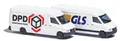 Produktbild: Busch 8308 MB Sprinter DPD GLS Paketdienstfahrzeug-Set Spur N 1:160 Neu