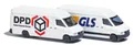 Produktbild: Busch 8308 N Paketdienstfahrzeug-Set  NEUHEIT 2020 OVP,
