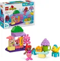 Produktbild: LEGO DUPLO | Disney Arielles und Fabius' Café-Kiosk, Kleine Meerjungfrau Spielzeug, Lernspielzeug mit Obst und Speisen für Vorschulkinder ab 2 Jahren, Spielzeug-Café 10420