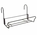 Produktbild: Jardifer Blumenkastenhalter Universal Balkonkasten-Halter schwarz mit Sicherheitshaken 41,5 x 22 c
