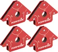 Produktbild: Poppstar Schweißmagnet (Schweißwinkel Haftkraft 11,3 kg - 45/90/135°), rot, 4 Stück