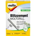 Produktbild: Molto Blitzzement Moltofill Außen- und Innen-Spachtelpulver Grau 1 kg