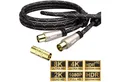 Produktbild: Hama HQ 5m Antennen-Kabel 120db Koaxial-Kabel Braun Video-Kabel, Koaxial, Koaxial (500 cm), Koax-Kabel Full HD TV 8K 4K UHD HD+ HDR 120 db Ferrit-Filter
