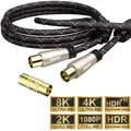 Produktbild: Hama 5m Antennen-Kabel 120db Koaxial-Kabel Koax-Kabel 8K 4K HD TV LED LCD OLED