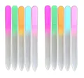 Produktbild: 10 Stück Glasnagelfeile im Etui | Glasfeile | Nagelfeilen Set Glas | Nagel Feile
