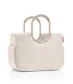Produktbild: Reisenthel LOOPSHOPPER L Einkaufstasche Einkaufskorb Sandgrau Teddystoff 25 L