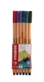 Produktbild: Fineliner - STABILO point 88 - 6er Pack - mit 6 verschiedenen Farben | Stück