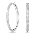 Produktbild: Swarovski Hoop Dextera, Pavé, groß, weiß, Tamanho único, Kristall, kein Edelstein, Tamanho único, Kristall, kein Edelstein, Tamanho único, Kristall, Kein Edelstein