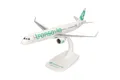 Produktbild: Herpa Snap-Fit Modellflugzeug Transavia Airbus A321neo - PH-YHZ Miniatur im Maßstab 1:200, Sammlerstück, Modell mit Standfuß, Kunststoff, Weiß, Grün