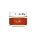 Produktbild: Orientana - Gesichtscreme Für Damen | Sandelholz & Kurkuma | 99,5% Natürliche Vegan Bio Anti-Aging Feuchtigkeitscreme | Gesichtspflege Gegen Rötungen & Akne | Straffende Tagescreme & Nachtcreme - 50g