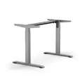 Produktbild: elektrisch höhenverstellbares Tischgestell RAL 9006 Weißalum. mit Schnellmontage