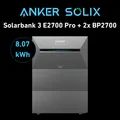 Produktbild: Anker SOLIX Solarbank 3 E2700 Pro + 2x BP2700 Erweiterungsakku (8,07 kWh) NEU