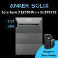 Produktbild: Anker SOLIX Solarbank 3 E2700 Pro + 2x BP2700 Erweiterungsakku inkl. Smart Meter