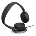 Produktbild: Jabra Evolve2 65 Flex, Ultrakompaktes Stereo Bluetooth Headset Aktive Geräuschunterdrückung ANC, UC optimiert, incl. Bluetooth-Adapter Link380c und