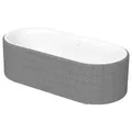 Produktbild: Bette BetteLux Oval Couture Badewanne 3466-000TX 180x80x45cm, weiß