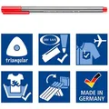 Produktbild: STAEDTLER Feinschreiber triplus® - 0,3 mm, Aufstellbox mit 10 Farben