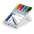 Produktbild: Staedtler® 334 SB10 Feinschreiber triplus® - 0,3 mm, Aufstellbox, 10 Farben