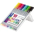 Produktbild: STAEDTLER Fineliner triplus 334 SB10 0,3mm sort. 10 St./Pack.