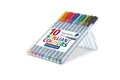 Produktbild: STAEDTLER Fineliner triplus BRILLIANT COLOURS 10er Etui Feinschreiber Fasermaler