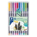 Produktbild: STAEDTLER® triplus® fineliner 334 dreikantiger Fineliner, Box mit 10 Fineliner