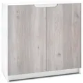 Produktbild: Vladon Kommode, Silbereichen, Holzwerkstoff, 82x78x37 cm, Wohnzimmer, Kommoden & Sideboards, Kommoden