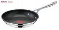 Produktbild: Tefal Jamie Oliver Cook Smart 24 cm Edelstahl-Antihaft-Pfanne Induktion + .. Neu