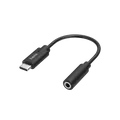 Produktbild: Hama - Adapter USB-C auf Klinkenstecker - 24 pin USB-C männlich zu mini-phone stereo 3,5 mm Gefäß - Schwarz (00200318)