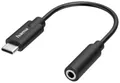 Produktbild: Hama USB 2.0 Adapter [1x USB-C Stecker - 1x Klinkenbuchse 3.5 mm]
