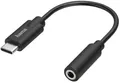 Produktbild: Hama Adapter / Kabel / Stecker USB-C - 3,5-mm-Klinke Adapter