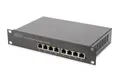 Produktbild: Digitus 8-Port Gigabit Netzwerkswitch, 10 Zoll, Unmanaged DN-95317