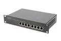 Produktbild: Digitus DIGITUS 10 inch 8-port Gigabit Ethernet PoE switch Netzwerk-Switch