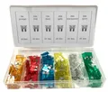 Produktbild: 120 Kunststoff Sicherungen  Typ 100 Flachsicherung Sicherung 3 10 15 20 25 30 A