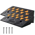Produktbild: VEVOR 2xSchwellenrampe Auffahrrampe Gummirampe Bordsteinrampe 50x32x11cm 5T