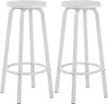 Produktbild: Woltu Barhocker (2 St), Bistrohocker Tresenhocker Barstuhl aus MDF und Metall