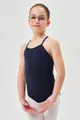 Produktbild: tanzmuster Body Ballettbody Leonie aus weichem Baumwollmischgewebe Spaghettiträger Trikot fürs Kinder Ballett